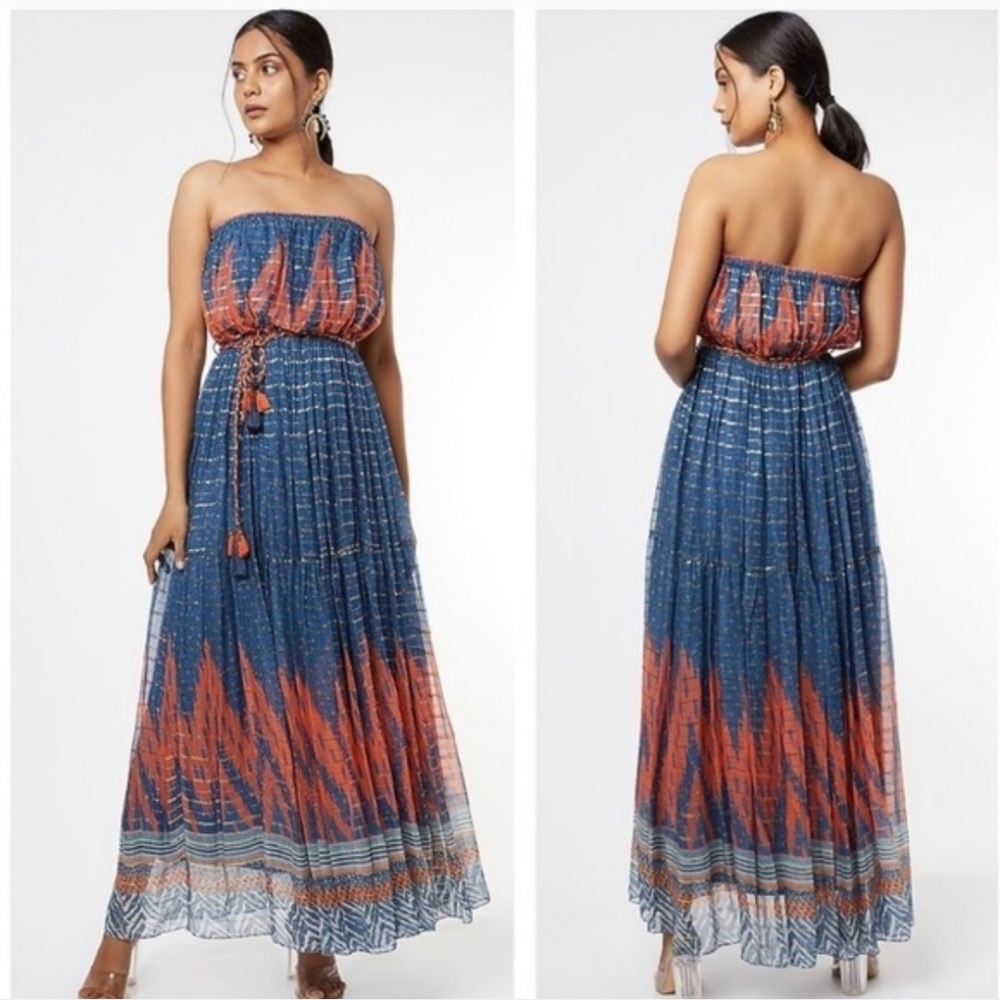 NWOT Anthropologie Verb by Pallavi Singhee Nora Maxi Dress | Size 4 - Picture 2 of 9